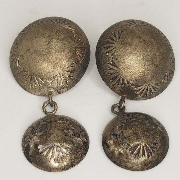 Vintage Earrings Costume Jewelry Lot Set of 4 - Picture 3 of 8